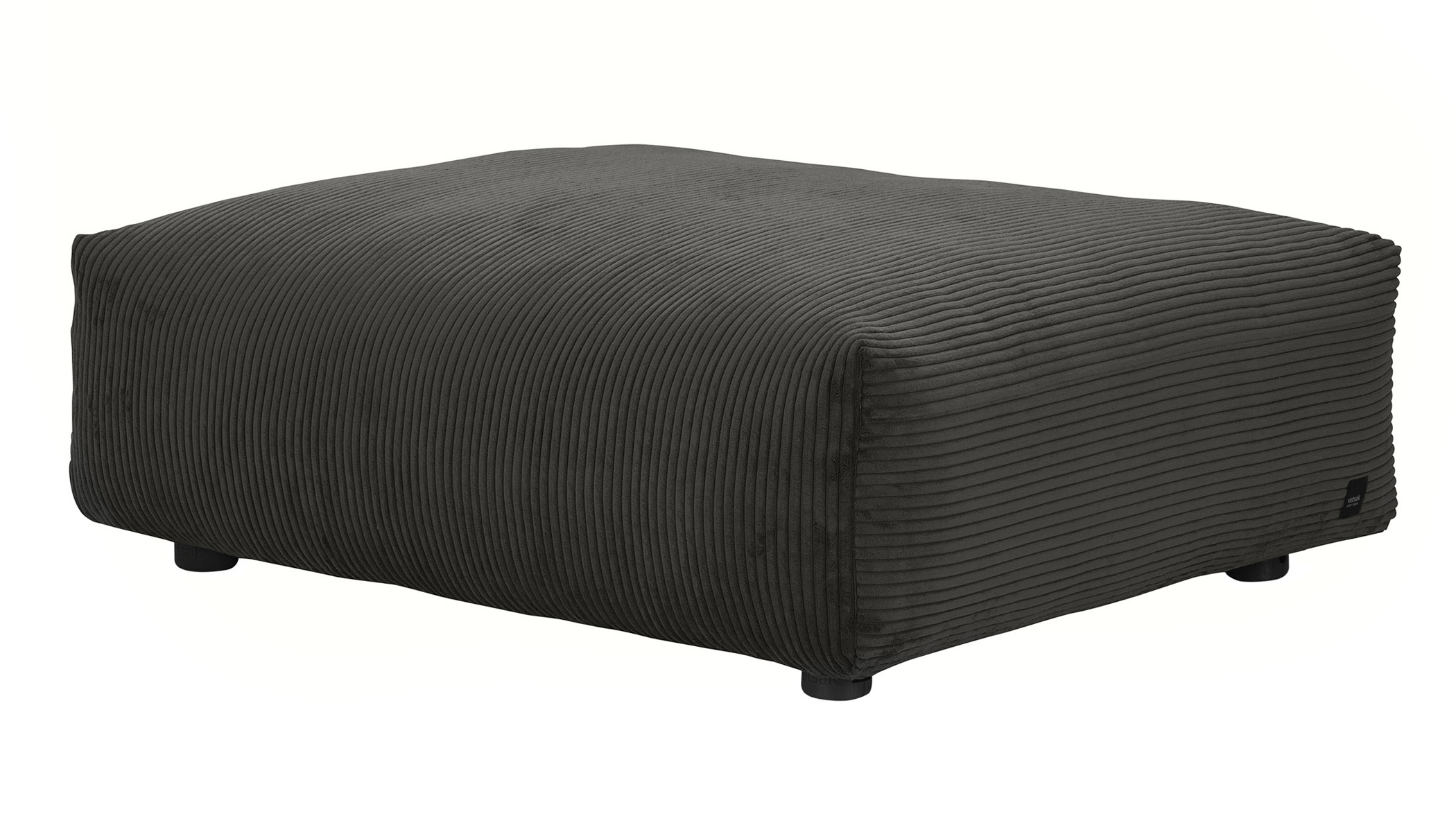  Sofa Module Medium Cord Velours dark grey